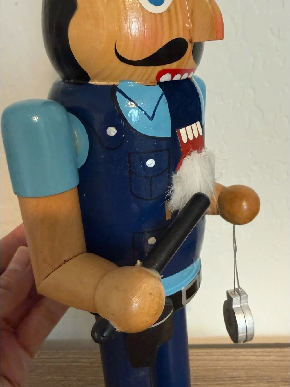 Limited Edition Police Nutcracker 2010 26/10650 Christmas Handcuffs 14” Target